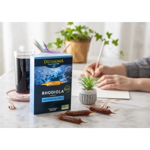 Rhodiola 20 fiole, 200ml, Antistress natural, contribuie la relaxare - Img 2