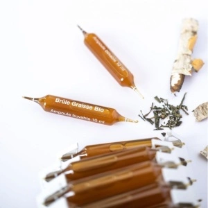 fiole arderea grasimilor 10ml ceai verde, guarana, mate, mesteacan 
