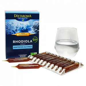Rhodiola 20 fiole, 200ml, Antistress natural, contribuie la relaxare - Img 3