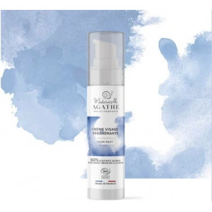 Cremă regenerantă de noapte, organică, 60% mucus de melc nestresat, recoltat manual, 50ml