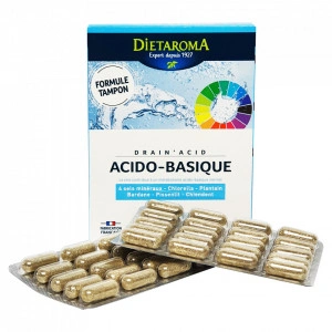 DRAIN'ACID 60 capsule, 32g, Zincul contribuie la un metabolism acido-bazic normal - Img 2