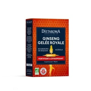 Supliment BIO cu Ginseng, Lăptișor de Matcă și Acerola pentru energie și imunitate naturală