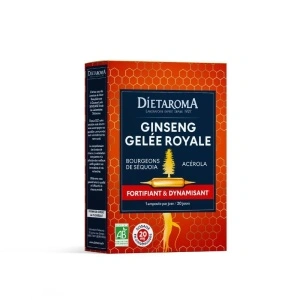 GINSENG LAPTISOR DE MATCA ACEROLA, 20 fiole, 200ml, tonic revigorant