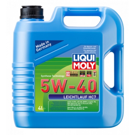 Ulei motor Liqui Moly Leichtlauf HC7 5W-40 - Img 2
