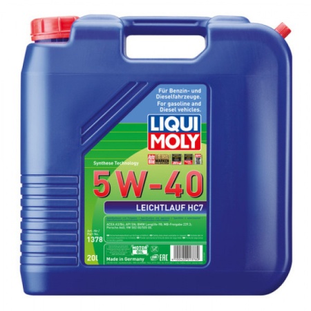 Ulei motor Liqui Moly Leichtlauf HC7 5W-40 - Img 4