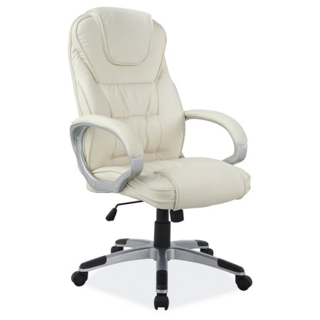 Scaun directorial, bej, 64x48x112/118 cm – model Q-031