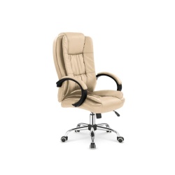Scaun directorial, bej, 75x64x110/118 cm - model Relax