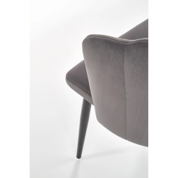 Scaun gri inchis, 60x58x84 cm – model K386 - Img 3