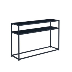 Consola neagră din PAL și metal, 110x30x70 cm - SYMPHONY C
