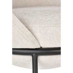 Scaun stofa crem, 61x59x78 cm – model K482 - Img 3