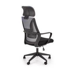 Scaun de birou, gri/negru, 64/60x116/122x46/52 cm – model VALDEZ - Img 2