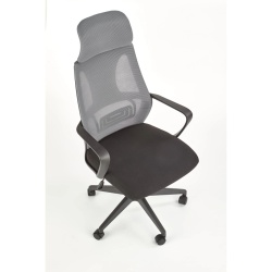 Scaun de birou, gri/negru, 64/60x116/122x46/52 cm – model VALDEZ - Img 3
