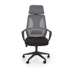Scaun de birou, gri/negru, 64/60x116/122x46/52 cm – model VALDEZ - Img 1
