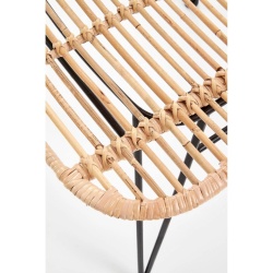 Scaun, ratan natural, 44x55x90 cm – model K337 - Img 3