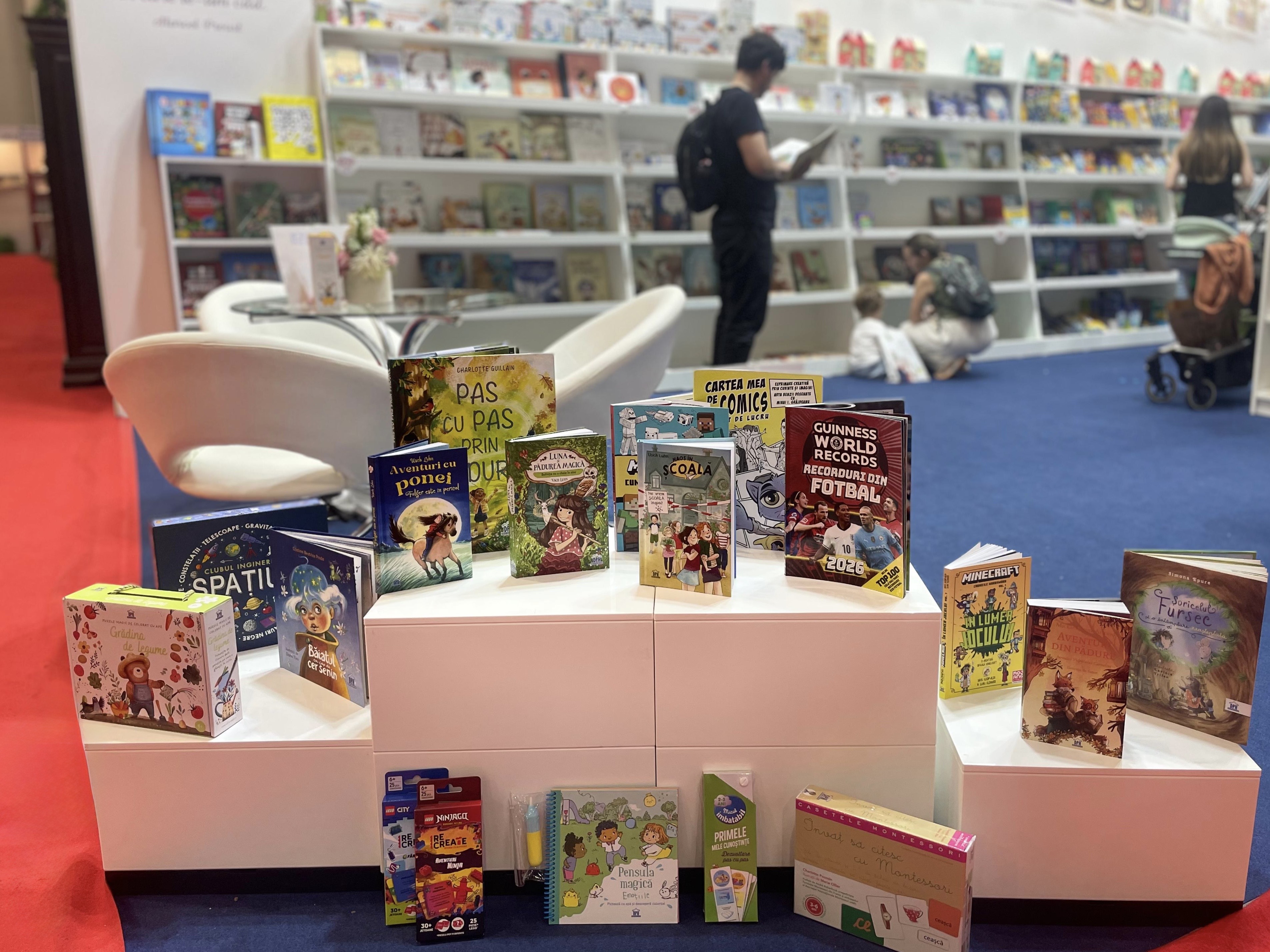 Editura DPH la Bookfest 2026: Top cele mai vândute cărți și jocuri educative