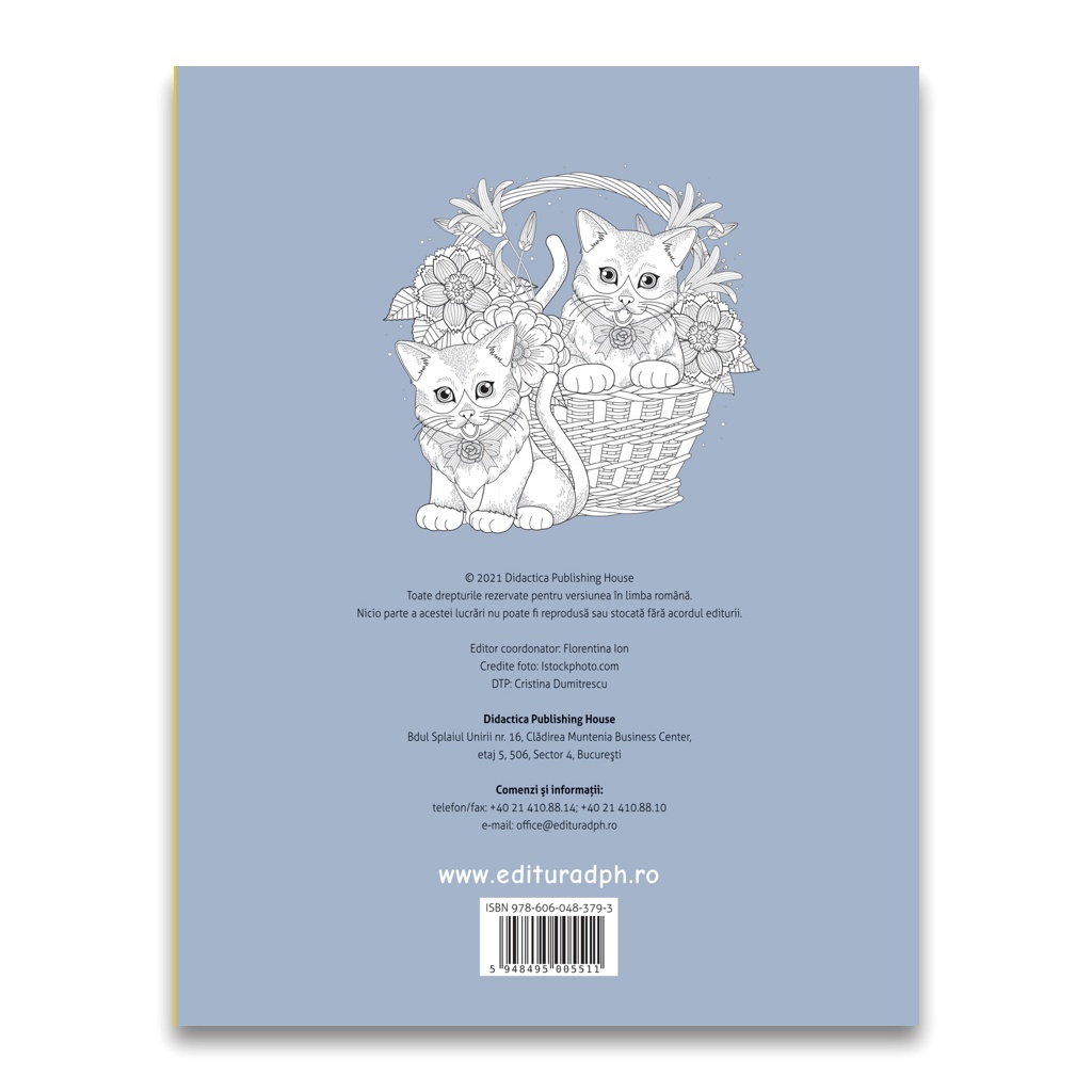 Colorez pisici - Carte de colorat - imagine 2