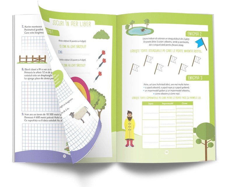 Probleme de mate pentru mici genii - Clasa a IV-a - imagine 3