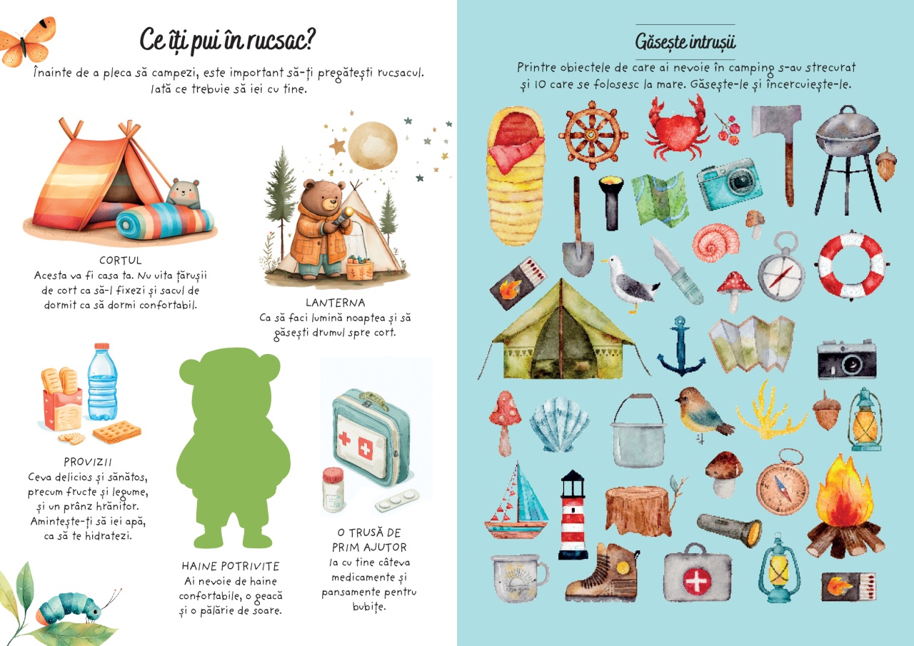 Aventuri la camping - Activitati si abtibilduri - imagine 3