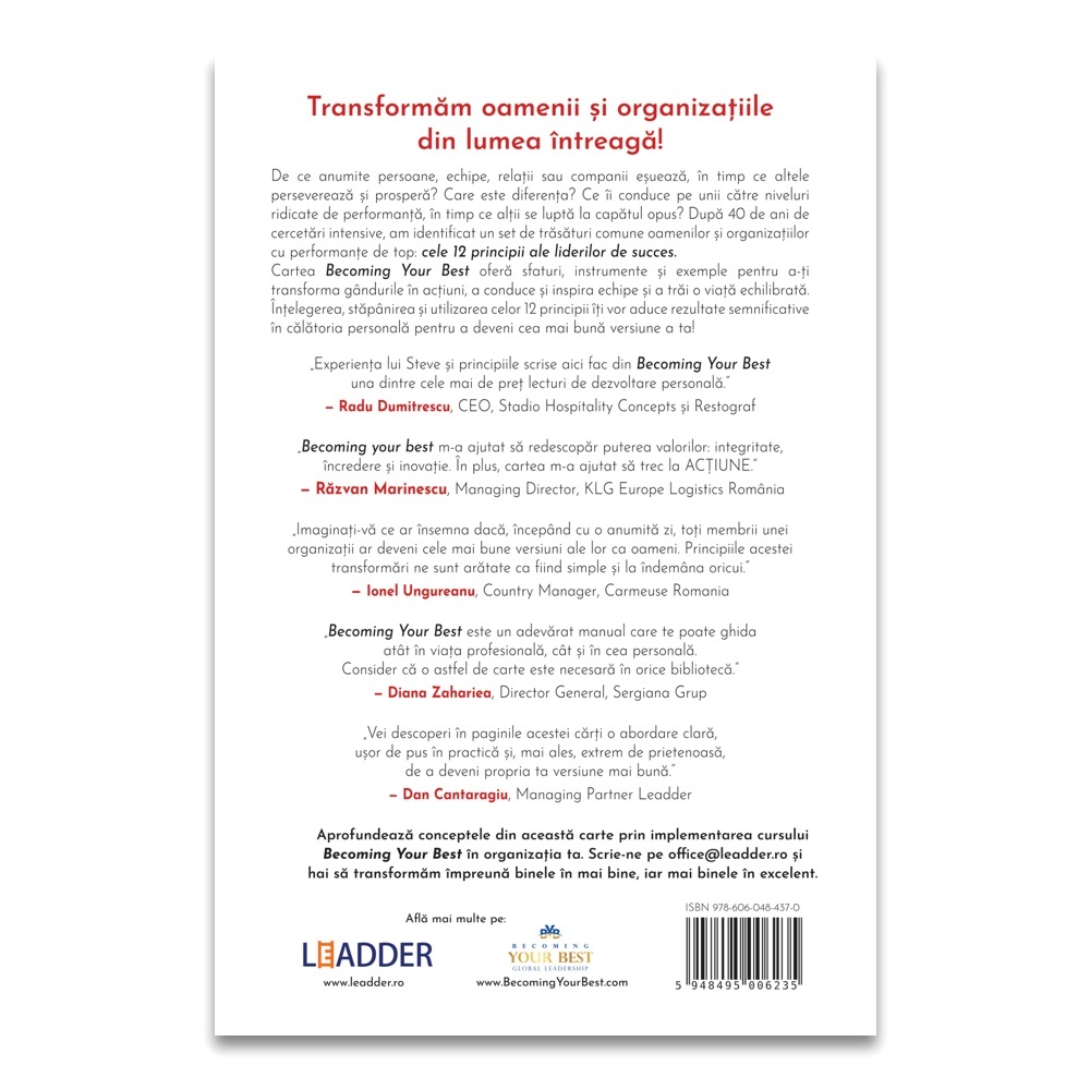Becoming your Best: Cele 12 principii ale liderilor de succes - imagine 2