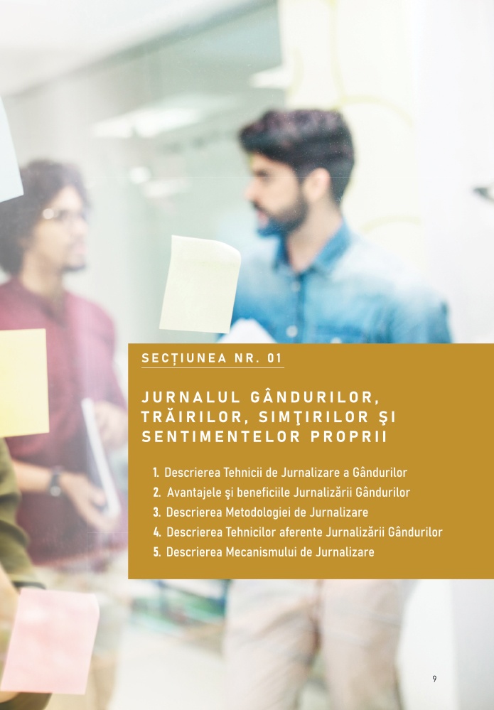 Jurnalizarea gândurilor, trãirilor, simturilor si sentimentelor liderilor - imagine 5