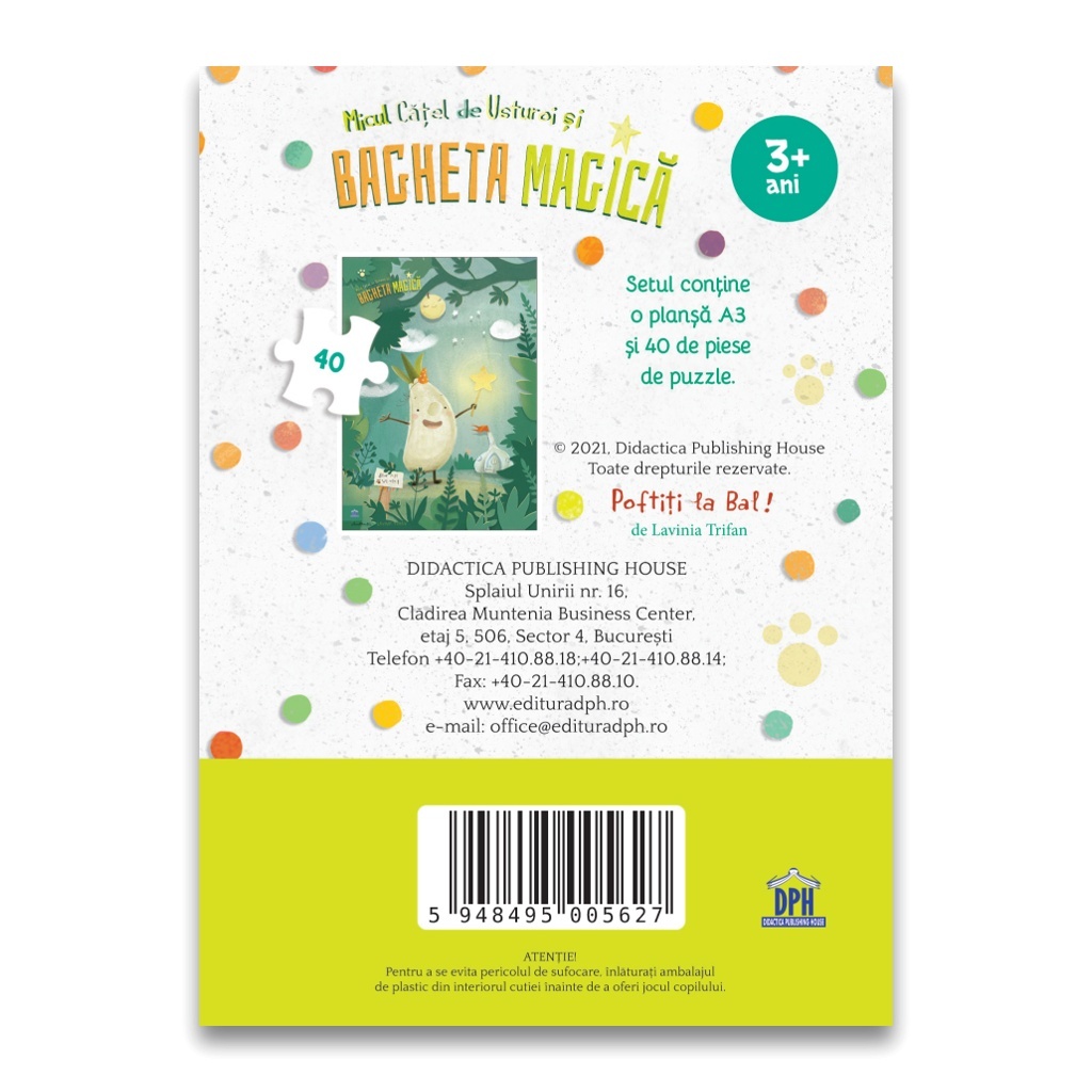 Micul catel de usturoi si bagheta magica: Puzzle - imagine 2