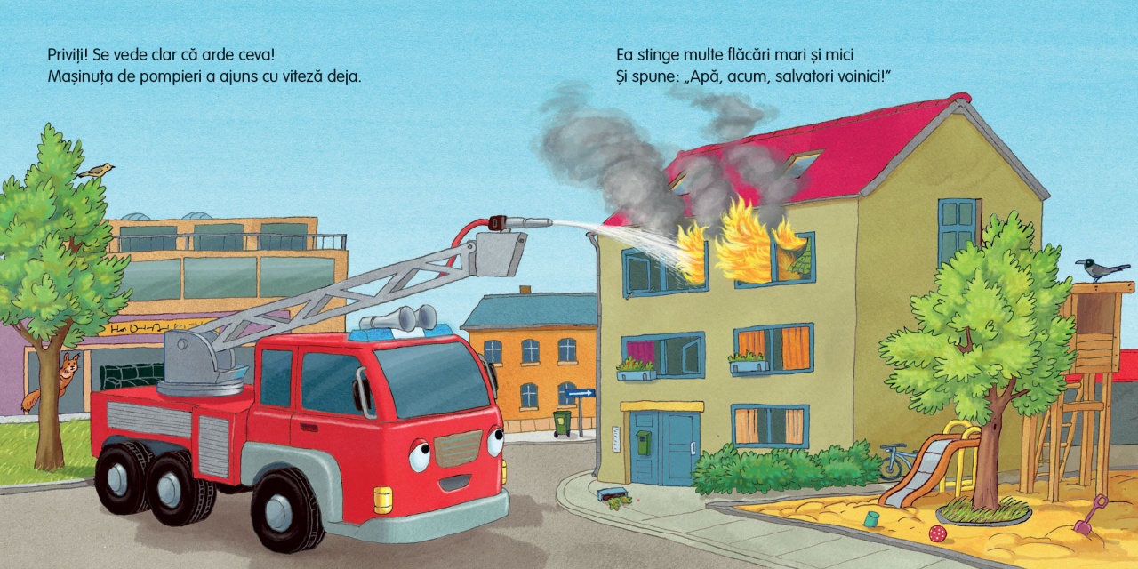 Noapte buna, masinuta de pompieri - imagine 3