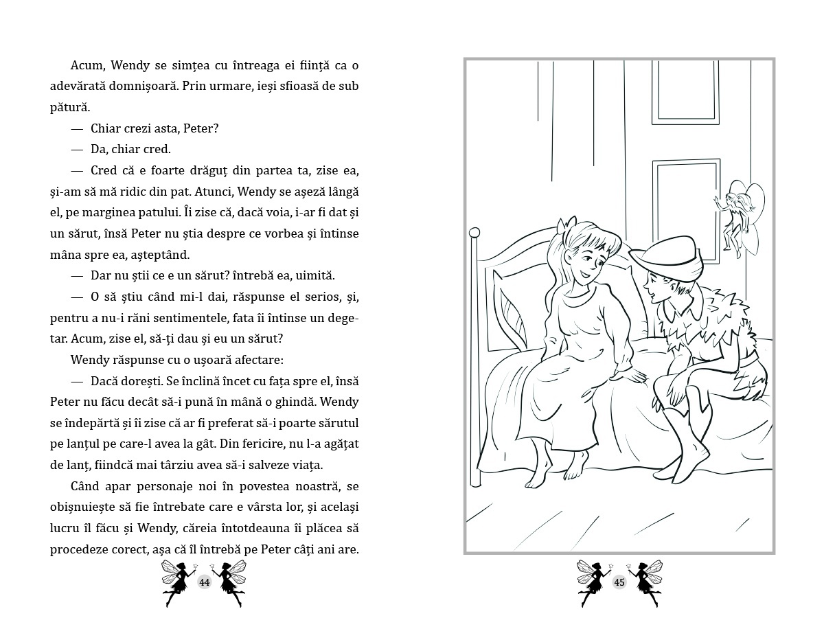 Peter Pan - cu folio si canturi ilustrate - imagine 4