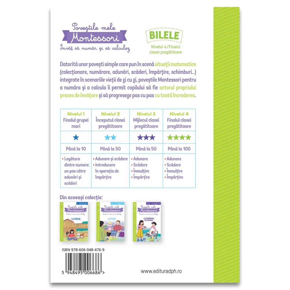 Povestile mele Montessori - Invat sa numar si sa calculez: Bilele - imagine 2