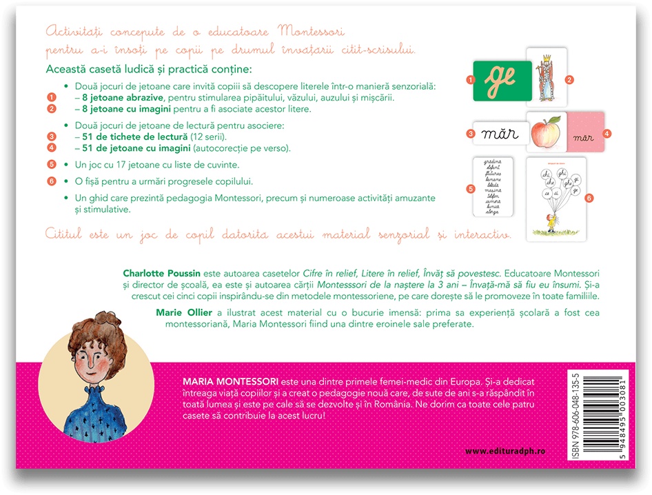Casetele Montessori - Invat sa citesc cu Montessori - imagine 2