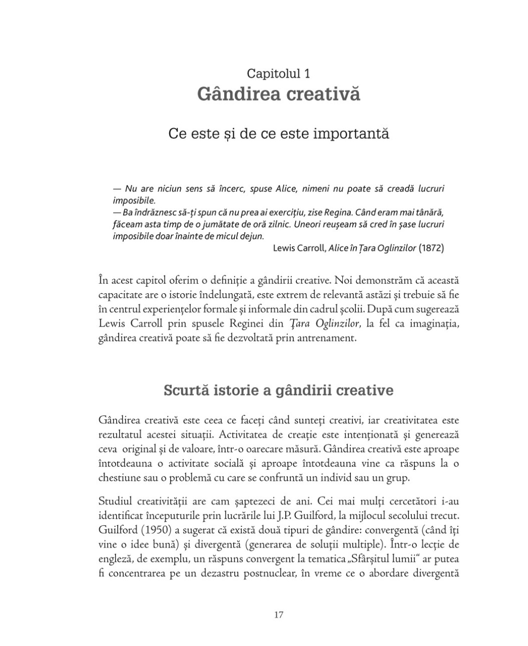 Predarea gandirii creative: Dezvoltarea elevilor si studentilor care genereaza idei si gandesc critic - imagine 7