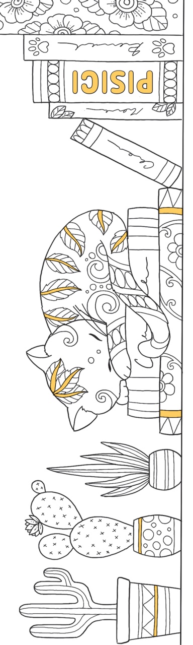 Semne de carte de colorat - Pisicute irezistibile - imagine 3