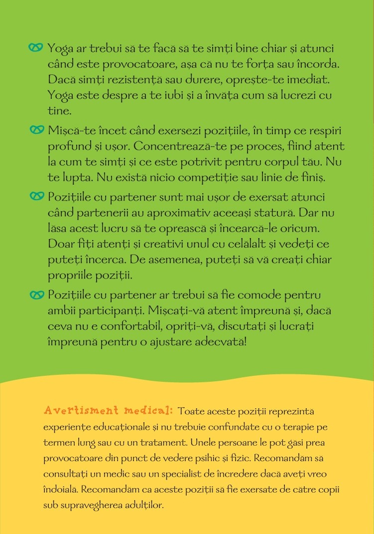 Yoga pentru toti: 50 de activitati distractive de yoga pentru copii si adulti - imagine 7
