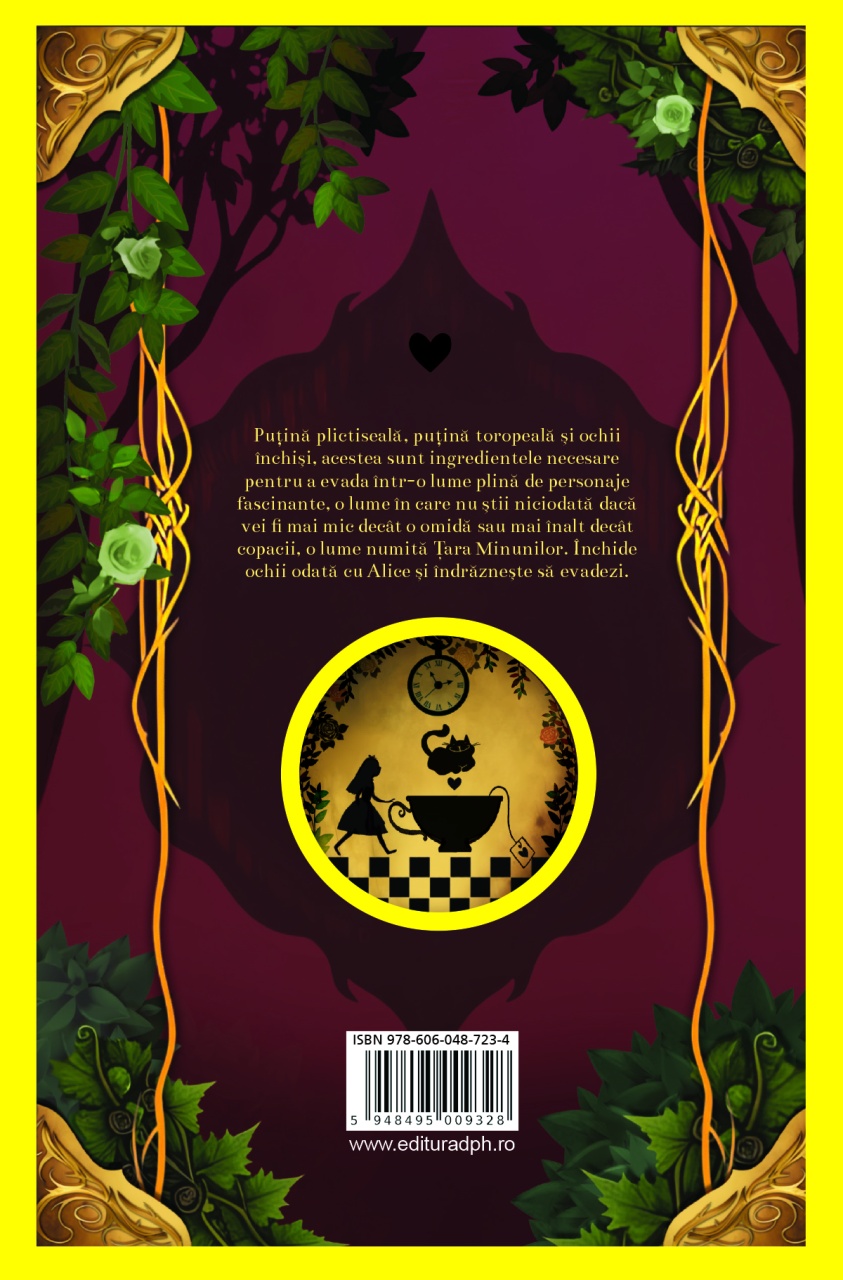 Alice in Tara Minunilor - cu folio si canturi ilustrate - imagine 2