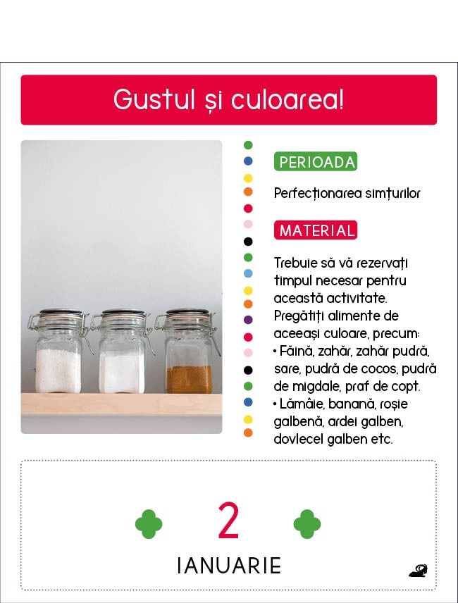 Almanah - O activitate pe zi: Un an de activitati Montessori - imagine 6