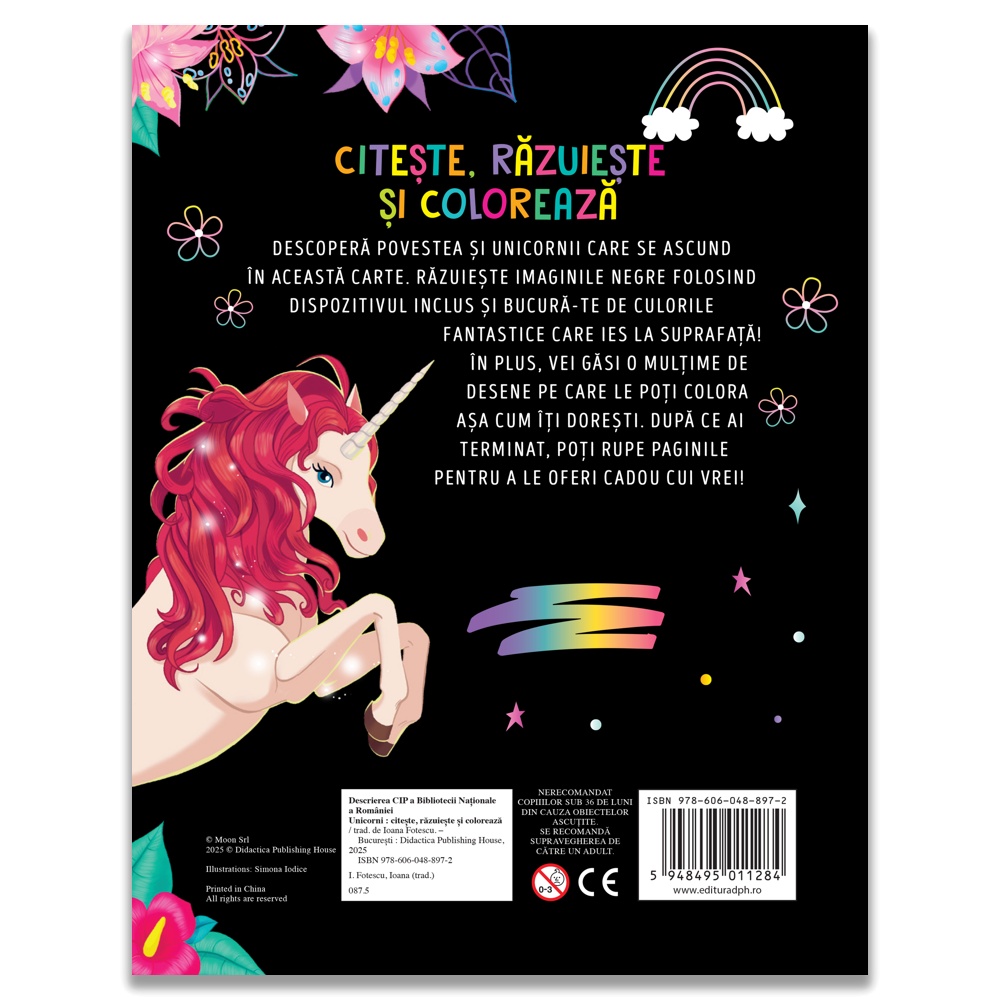 Citeste, razuieste si coloreaza. Unicorni - imagine 2
