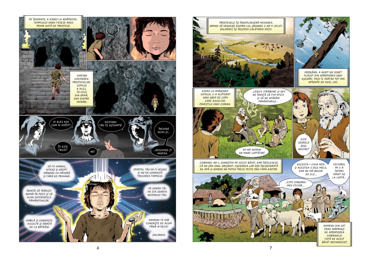 Geto-dacii - Legende si izvoare istorice in benzi desenate - imagine 3