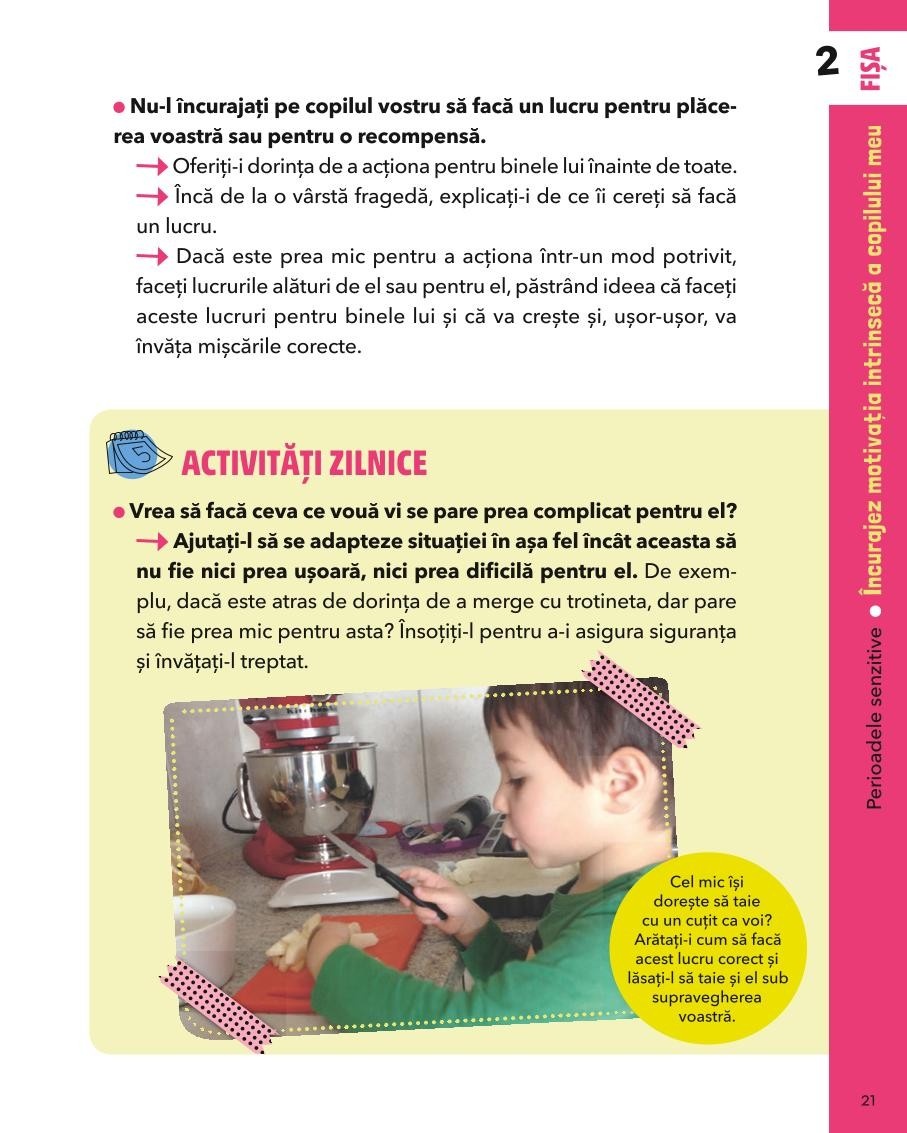 Invat cum sa invat : Montessori acasa in 35 de fise - fise scurte si usor de aplicat - imagine 8