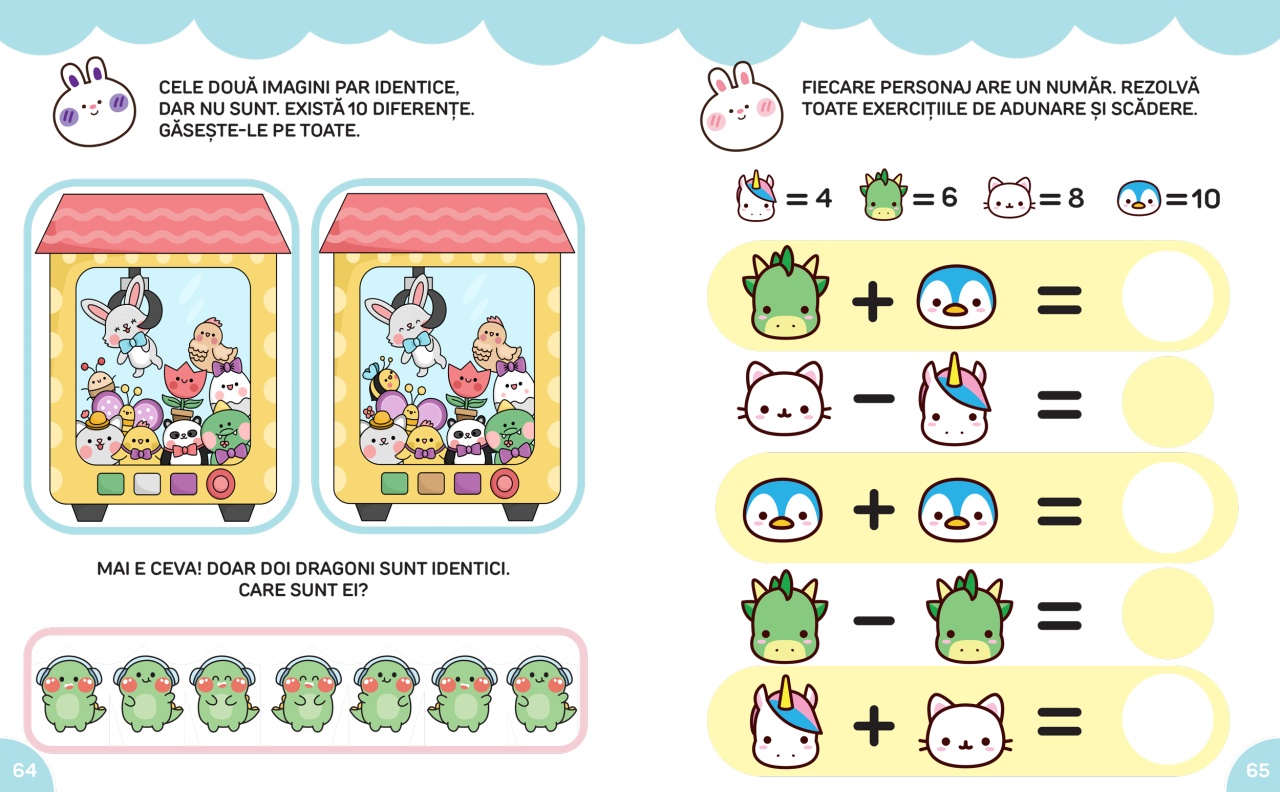 Kawaii - Activitati matematice distractive - imagine 6