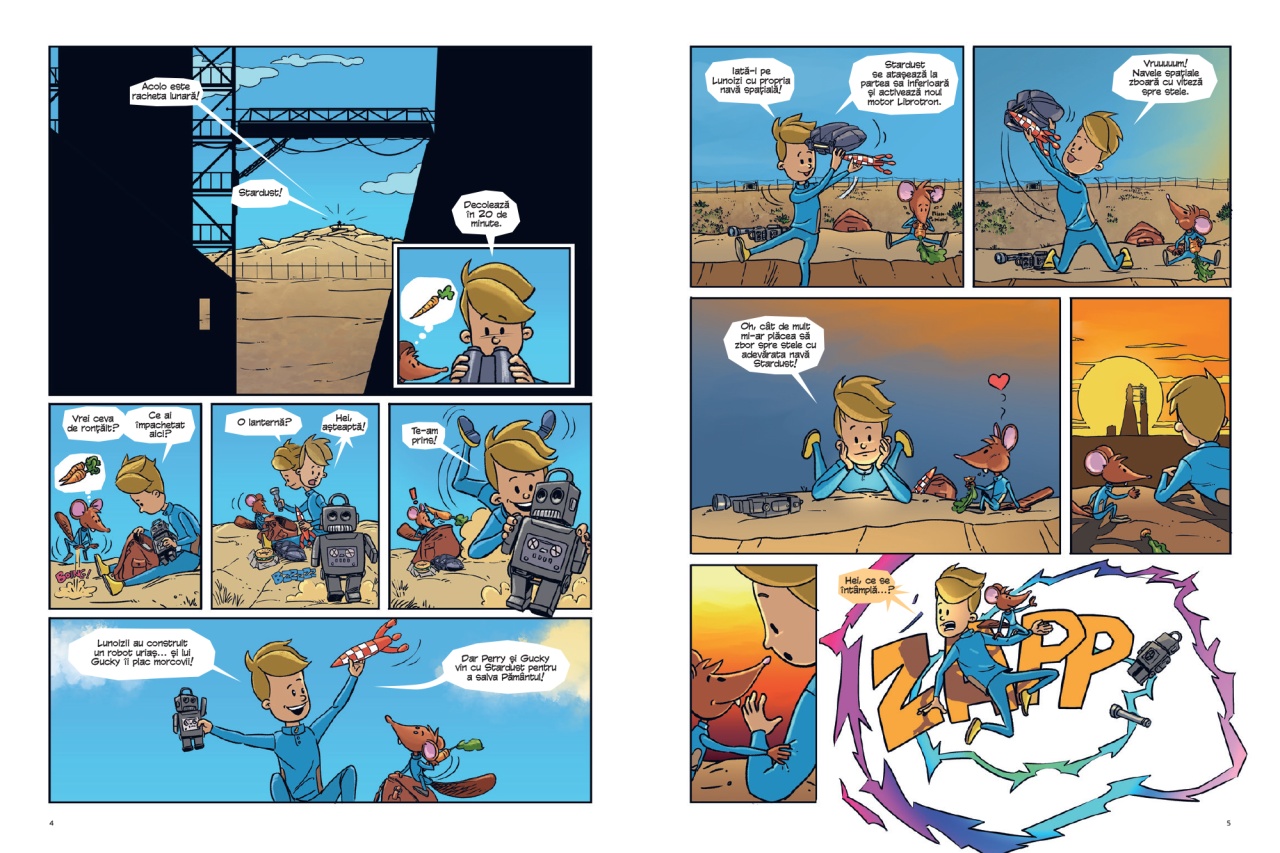 Micul Perry - Secretul planetei ratacitoare - vol 1 - imagine 3
