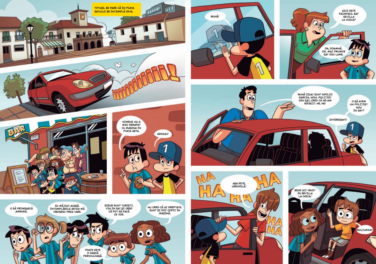 Misterul arbitrilor zburatori - banda desenata - imagine 3