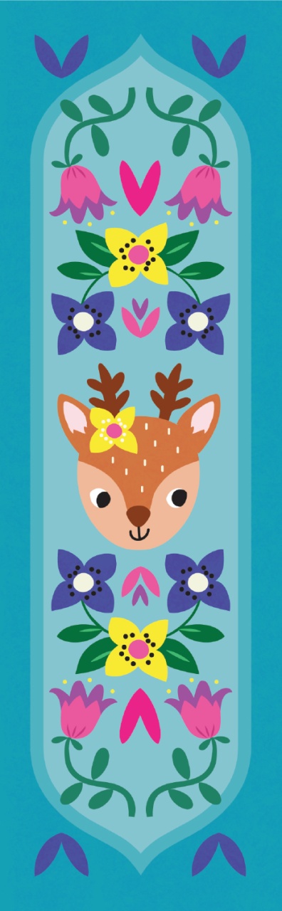 Semne de carte de colorat - Natura (cu strasuri) - imagine 3