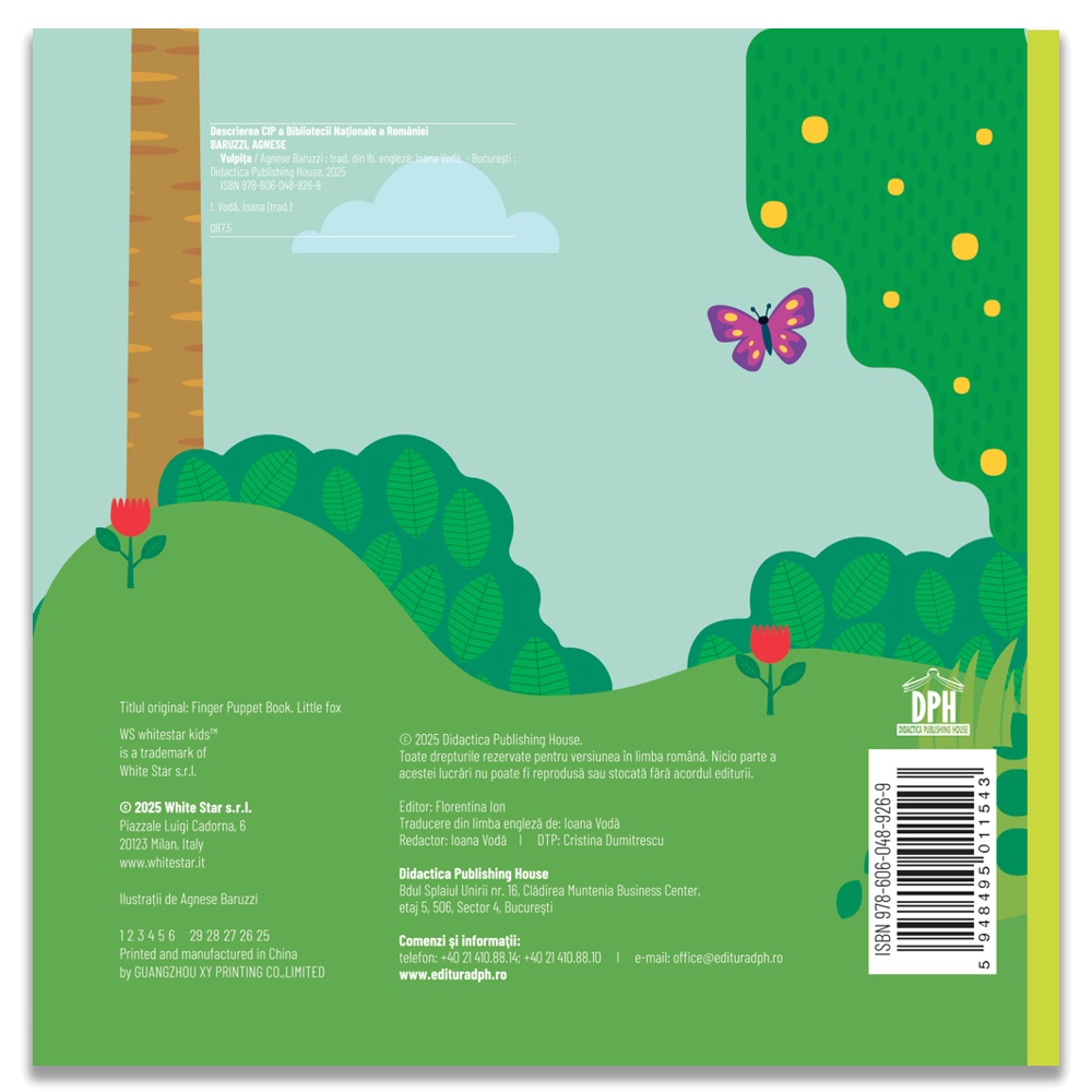Vulpita - Carte cu marioneta pentru deget - imagine 2