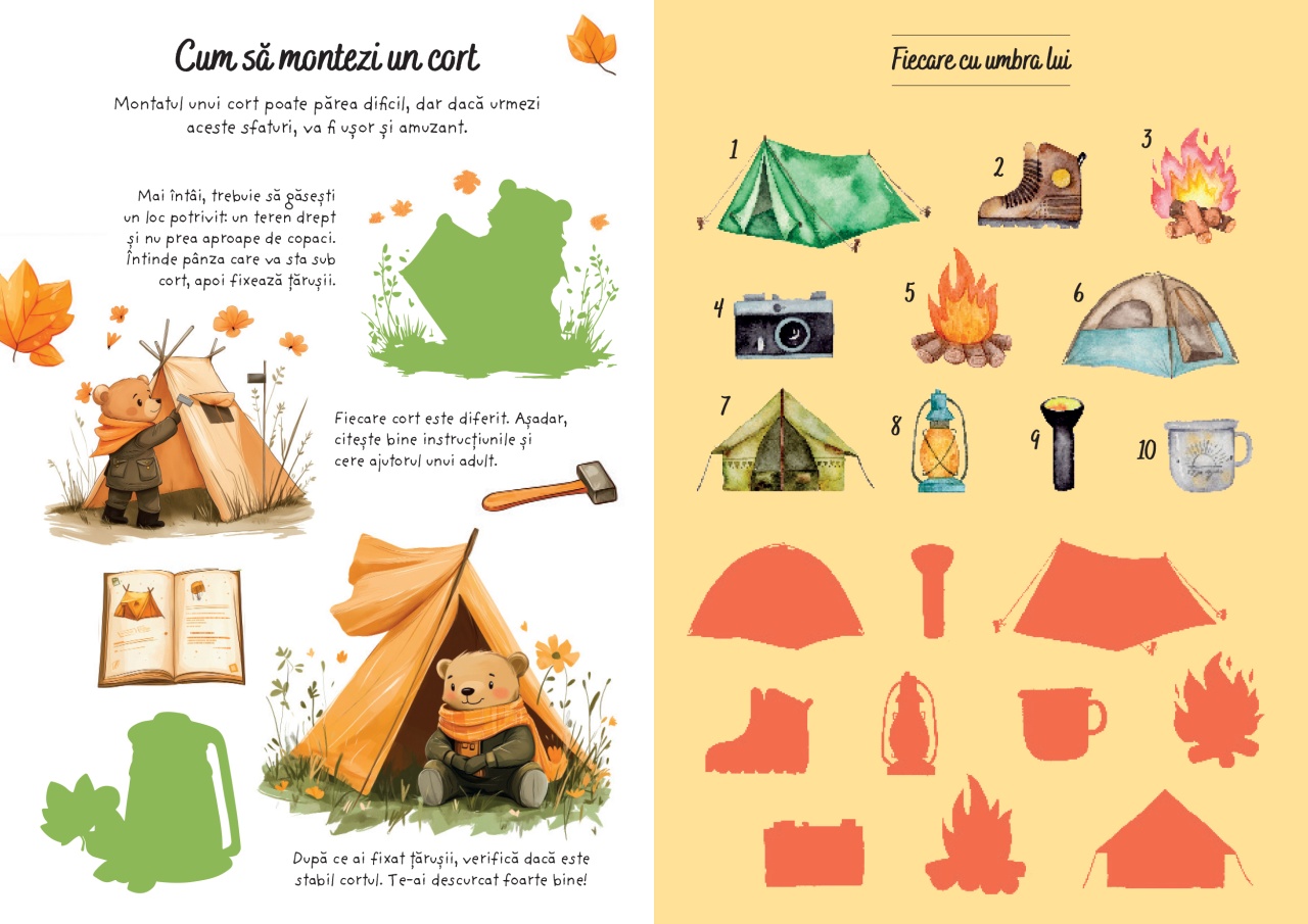 Aventuri la camping - Activitati si abtibilduri - imagine 4