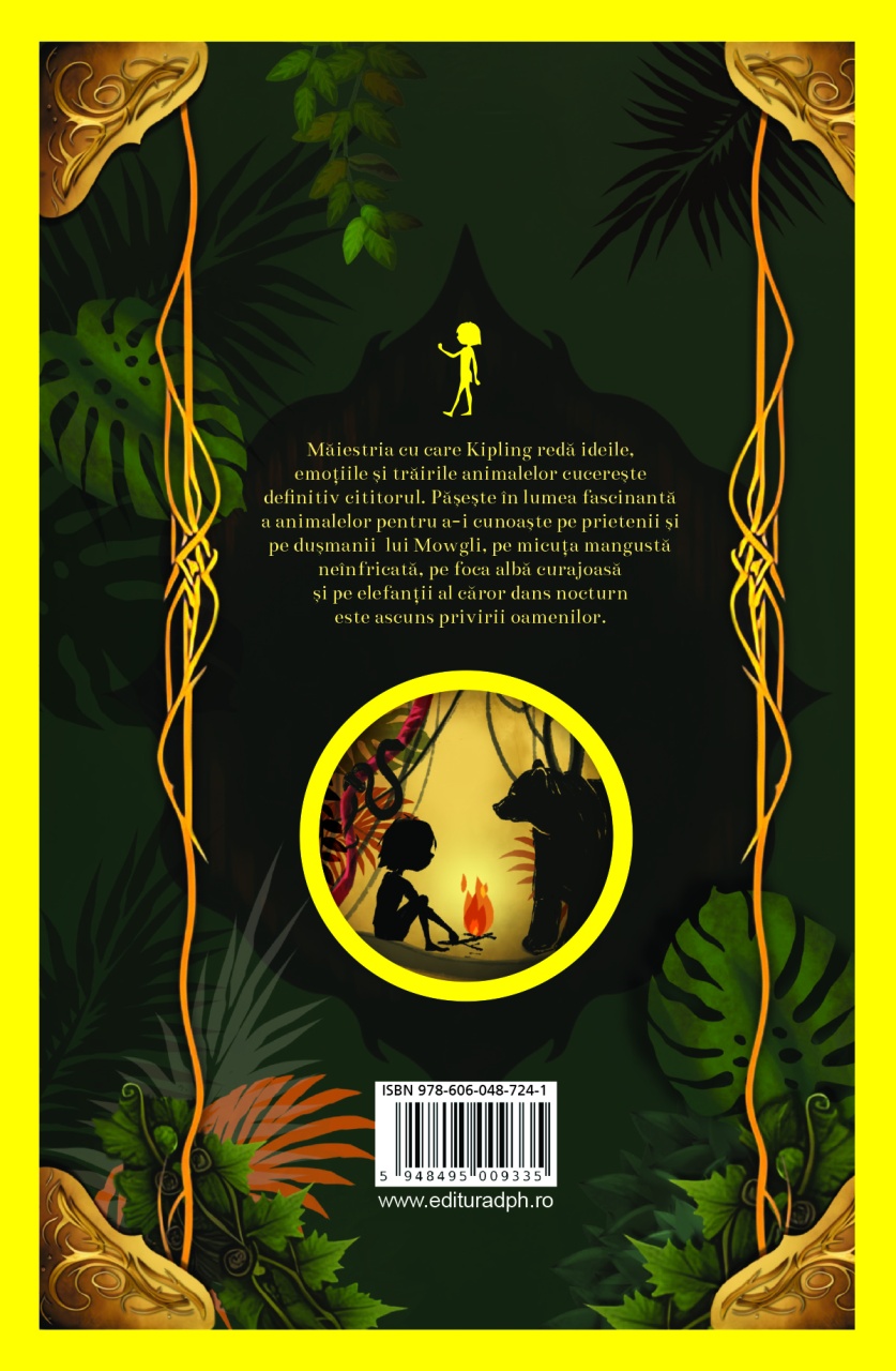 Cartea Junglei - cu folio si canturi ilustrate - imagine 2