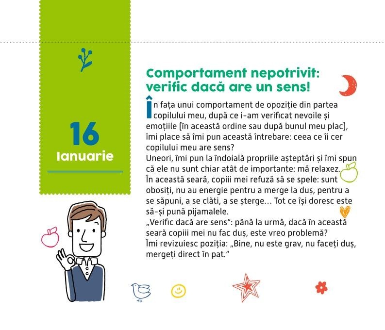 Fara tipete catre copii datorita educatiei parentale pozitive: Calendar - imagine 7