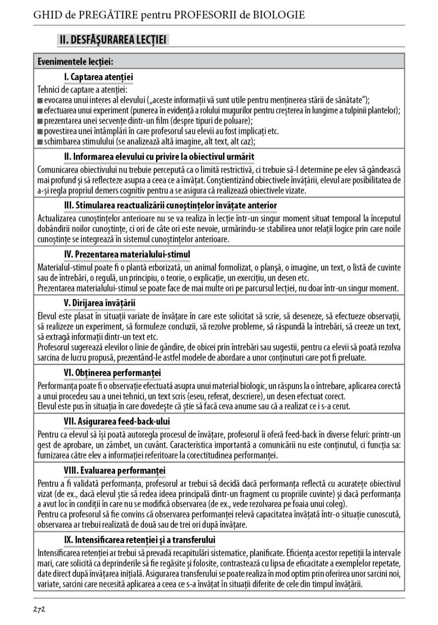 Ghid de pregatire pentru profesorii de biologie - Definitivat - Editia II - imagine 9