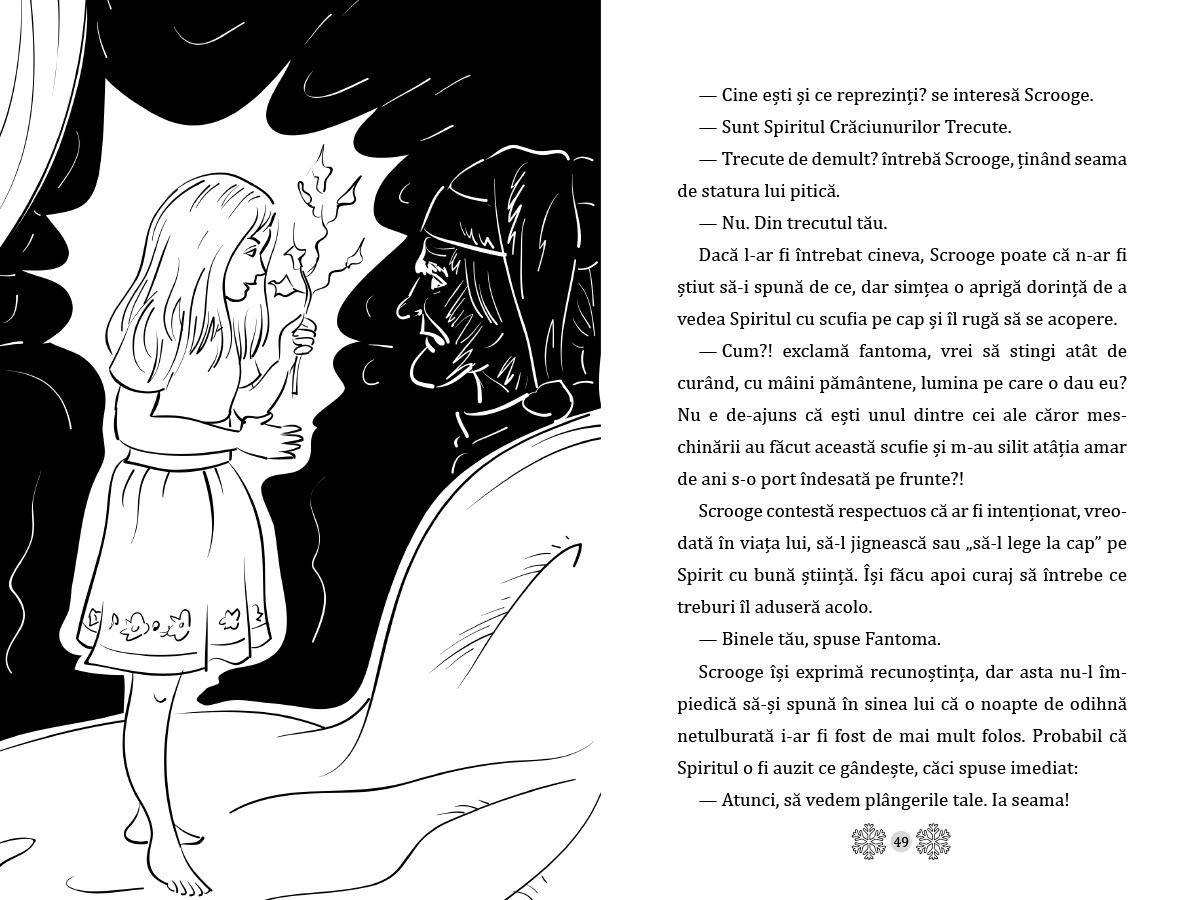 Poveste de Craciun - cu folio si canturi ilustrate - imagine 4