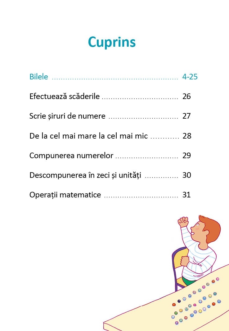 Povestile mele Montessori - Invat sa numar si sa calculez: Bilele - imagine 3