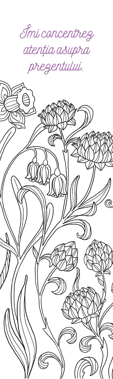 Semne de carte de colorat - Mantre - Stare de bine - imagine 4