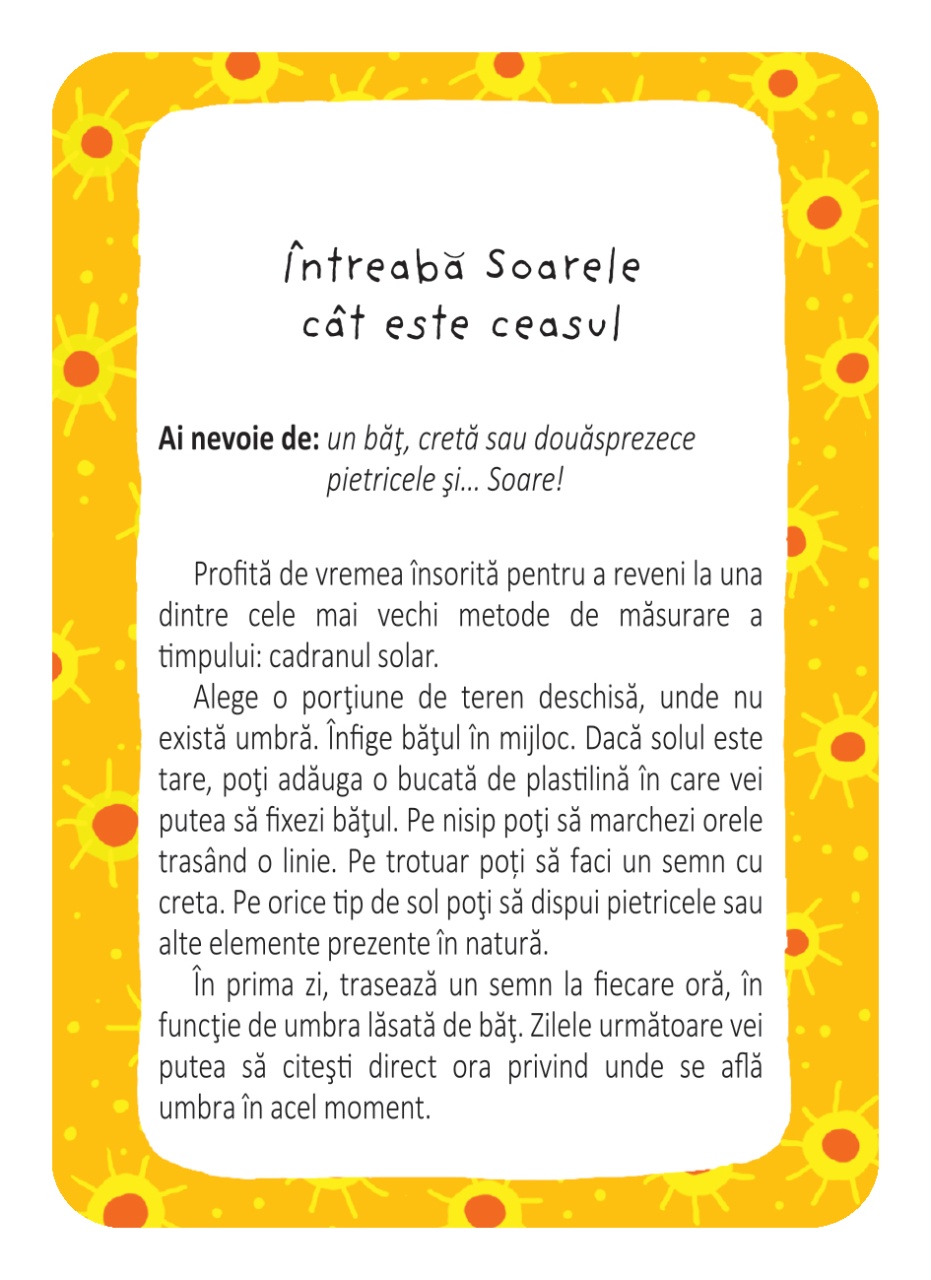 52 de Activitati pentru vacanta de vara - imagine 5